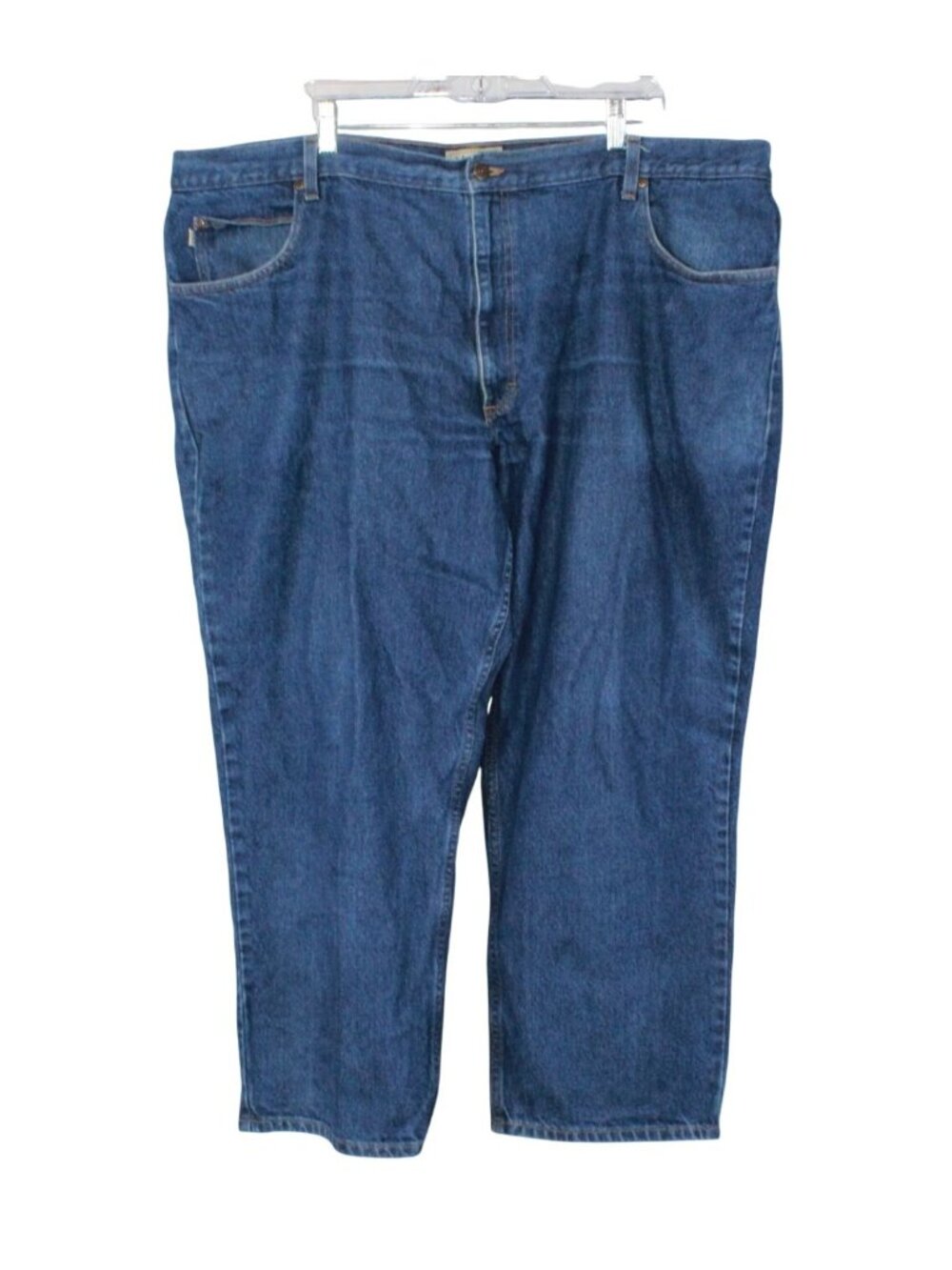 LL Bean Men's Double L Jeans Relaxed Fit Straight Leg Dark Wash Size 46x28